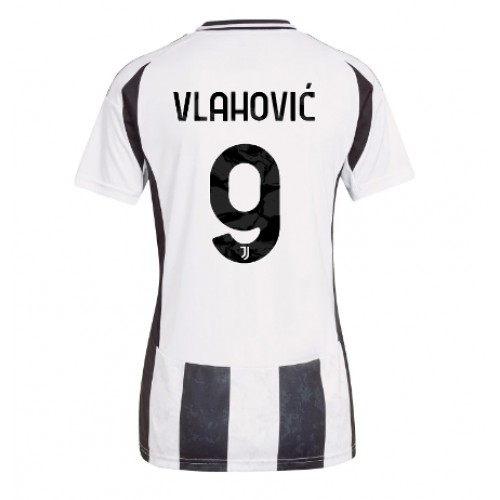 Dres Juventus Dusan Vlahovic #9 Domaci za Žensko 2024-25 Kratak Rukav